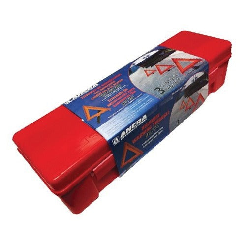 ANCRA Ancra 50434-10 Reflective Triangle Warning Kit 3-Pack