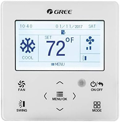 GREE GREE XK76 Programmable Wired Remote Command Center