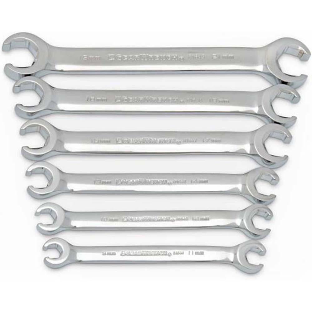 GEARWRENCH Gearwrench 81906 Flare Nut Wrench Set 6 Pc Metric