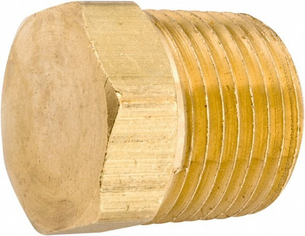 ANDERSON METALS Anderson Metals 756125-06 Brass Hex Plug 3/8-18 Mnpt