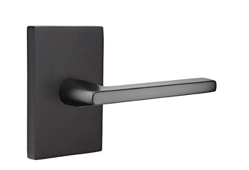 EMTEK Emtek C5112HLOUS19 Passage Set Helios Lever Flat Black