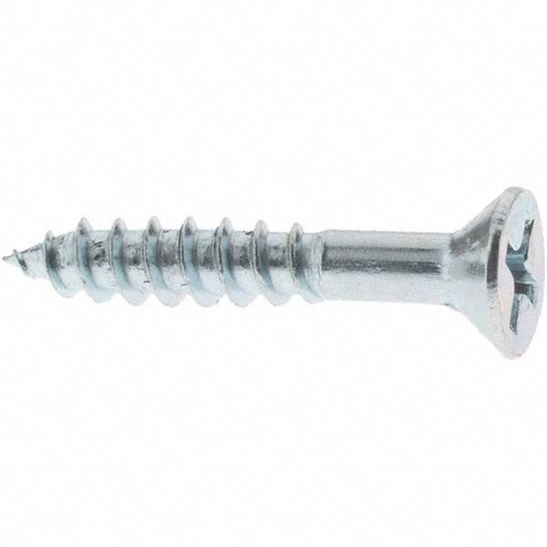 IMPORT-GENERIC Import C52000430 Flat Head Wood Screw Size 8 Phillips