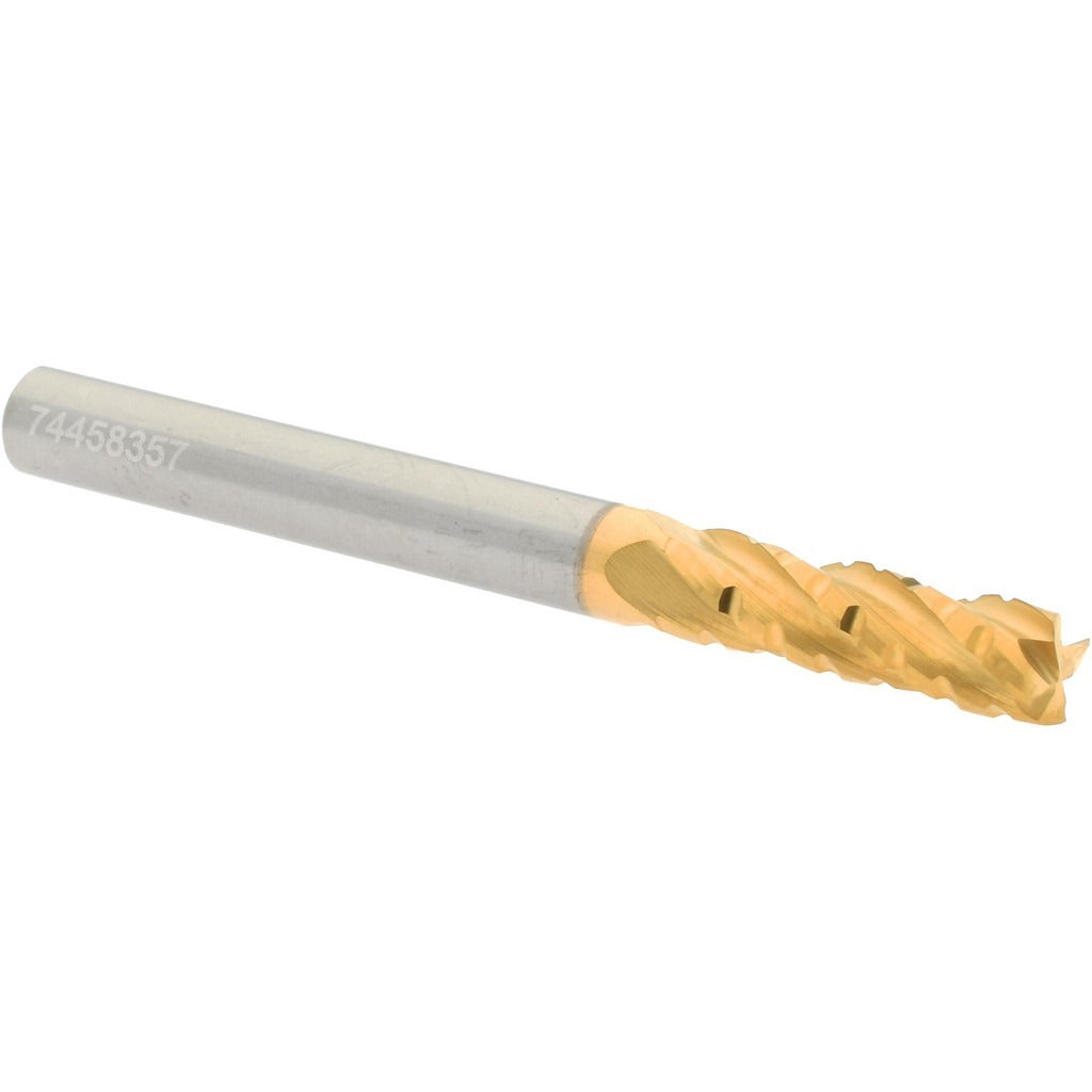 HERTEL Hertel 2500492 Roughing End Mill 3/16 Inch 4 Flute Carbide