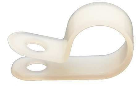 DOLPHIN COMPONENTS Dolphin Components dc1/4n Cable Clamp 1/4 in White 100 Pack