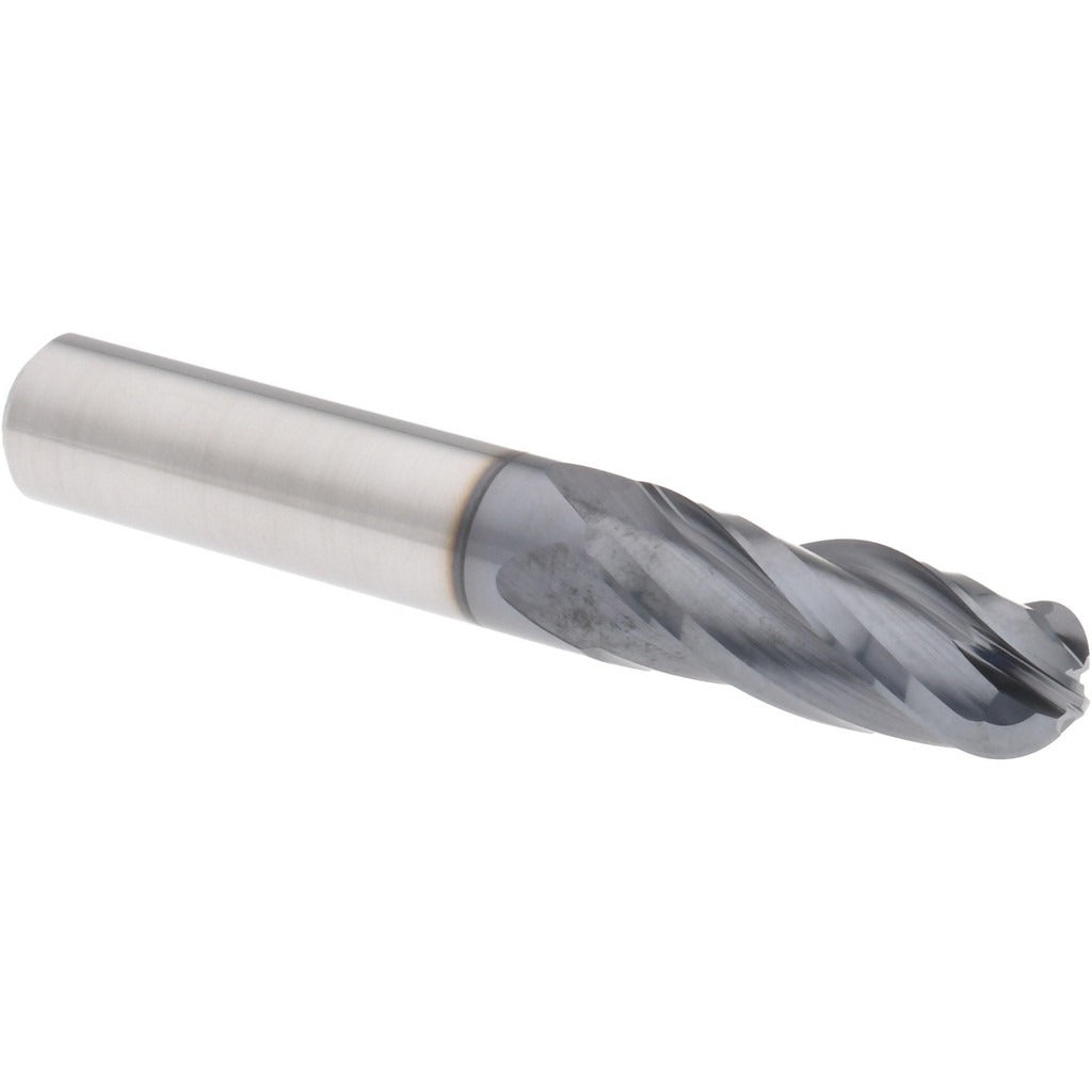 HERTEL Hertel EM250024 Ball End Mill 0.375 in 4 Flute Carbide
