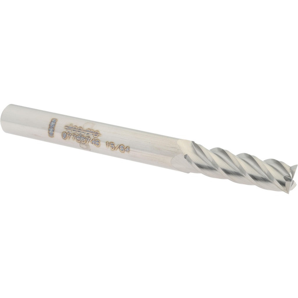 ACCUPRO Accupro 12182445 Square End Mill 15/64 in 4 Flute Carbide