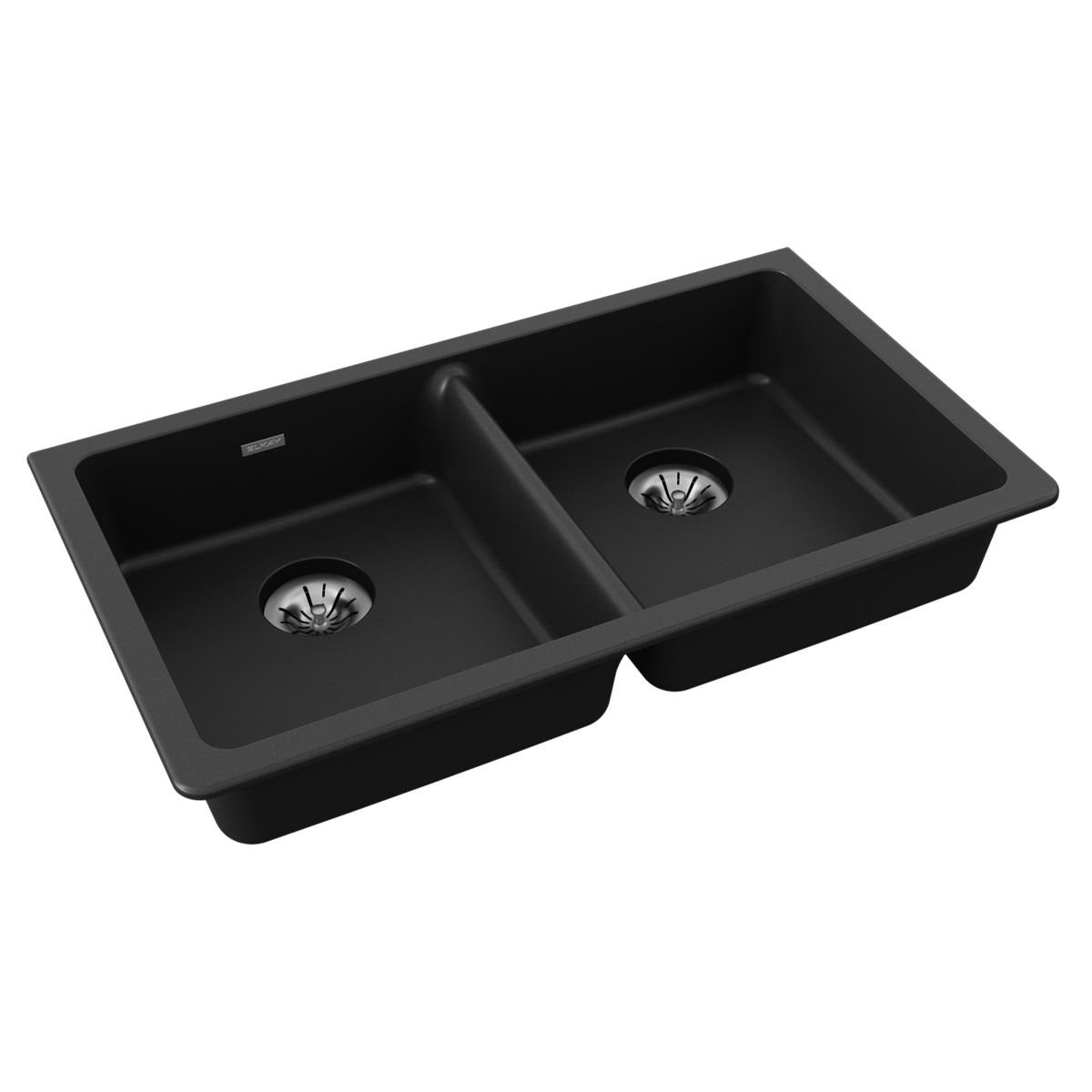 BSC PREFERRED Bsc Preferred ELGUAD3319PDBK0 Double Bowl Undermount Sink