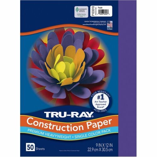PACON Pacon PAC103019 Construction Paper 9x12 Purple 50 Pack