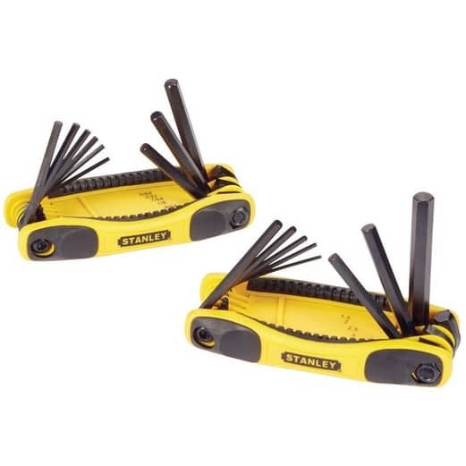 STANLEY Stanley STHT71839 Folding Metric and Sae Hex Keys 2-Pack