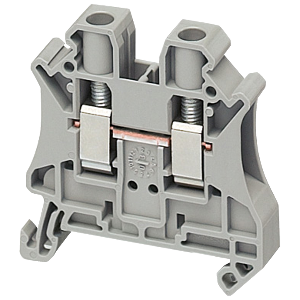 Schneider Electric NSYTRV62 Square D 6 mm 2-Point Gray Terminal Block