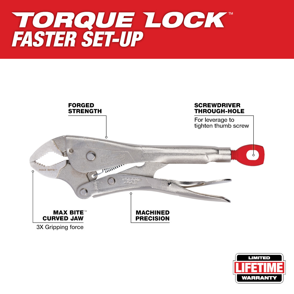 MILWAUKEE Milwaukee Elec Tool 48-22-3610 Locking Pliers 10 in