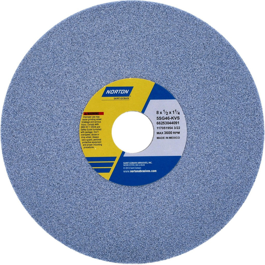 NORTON Norton 66253044091 Surface Grinding Wheel 8in 46 Grit
