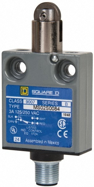 SCHNEIDER ELECTRIC Square D 9007MS07S0100 Limit Switch Spdt Nc Roller Plunger