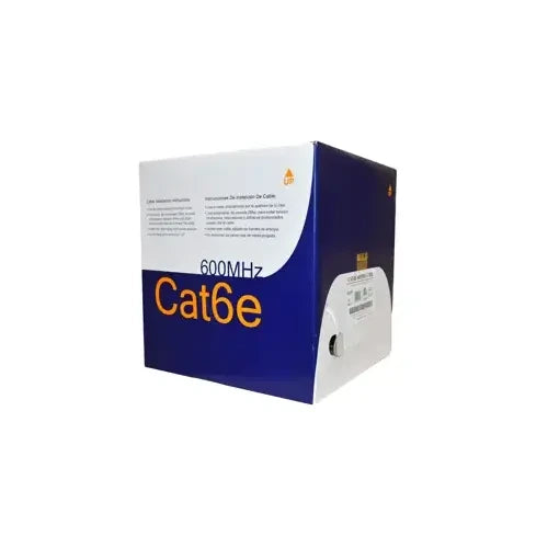 WAVENET Wavenet CAT6E-600-RISER-1000-SPLINE-WHITE Cat6e Riser Cable 600 MHz (1000 ft) 178129