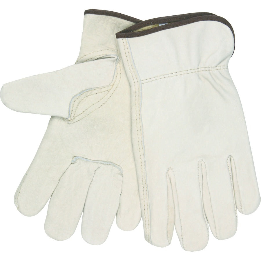 MCR SAFETY Mcr Safety MCS3211M Leather Driver Gloves Medium 2 Pair 3211-M