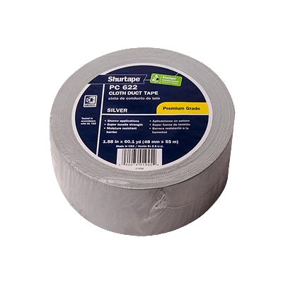 SHURTAPE Shurtape TAP00066 Premium Duct Tape Silver 2 in X 60 Yd