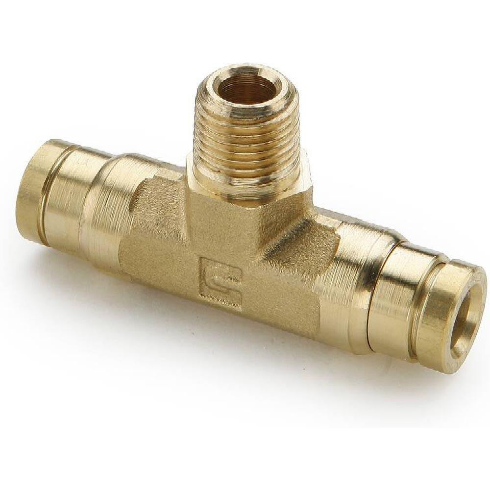 PARKER Parker 172PTCNS-4-2 Male Branch Tee 1/4 in Od 1/8 Npt Brass