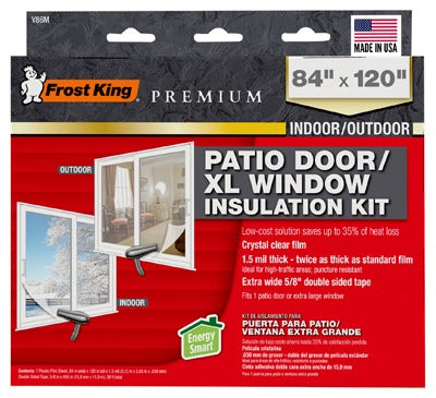 FROST KING Thermwell V86M Patio Door Insulation Kit 84x120 in