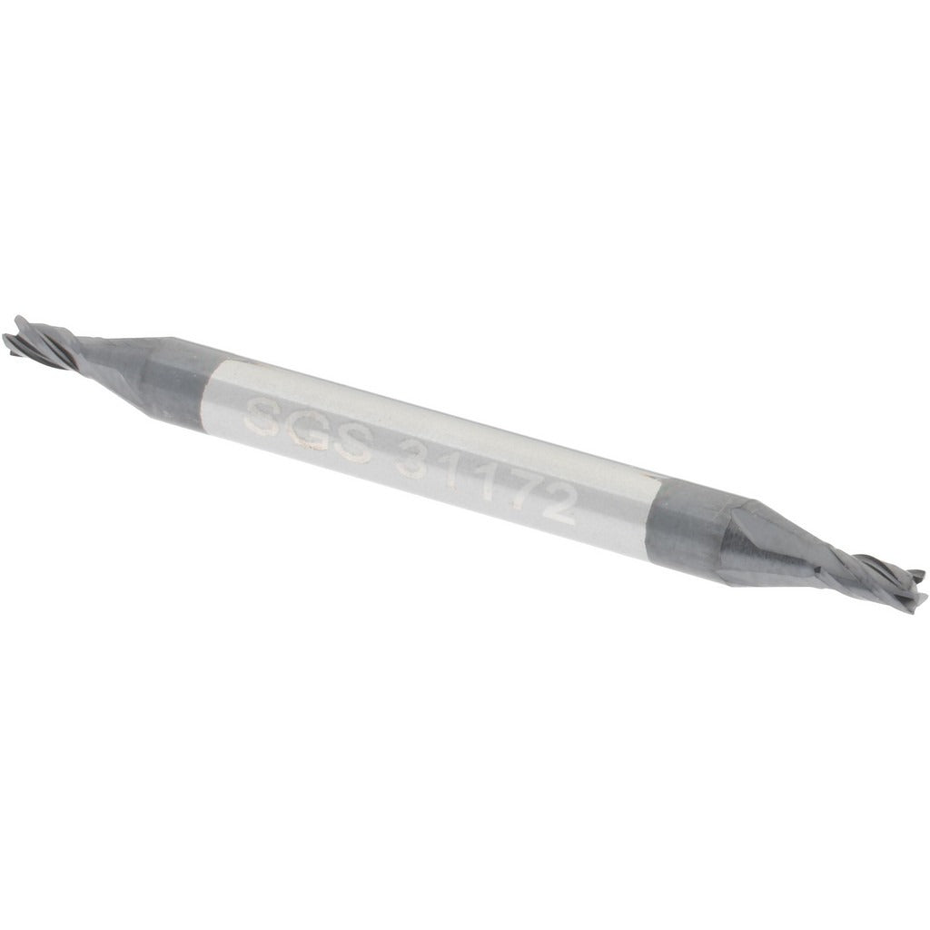KYOCERA SGS PRECISION TOOLS Sgs 31172 Square End Mill 1/16 in 4 Flute Solid Carbide