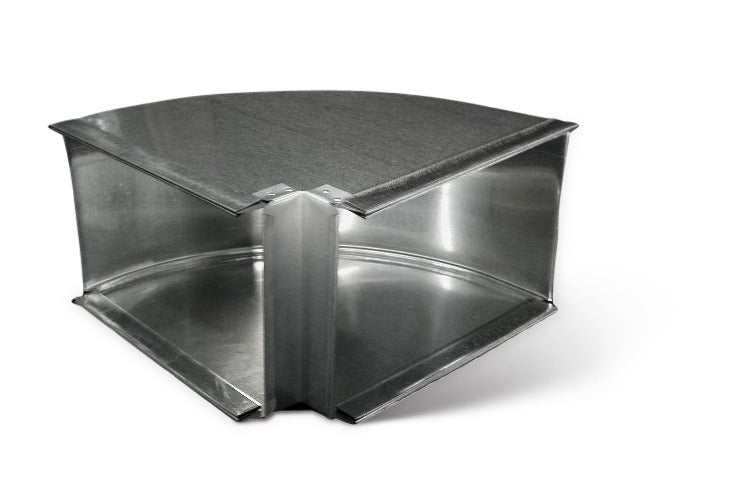 LUKJAN LUKJAN DX250808 Duct Horizontal Elbow 90 Degrees 8 x 8