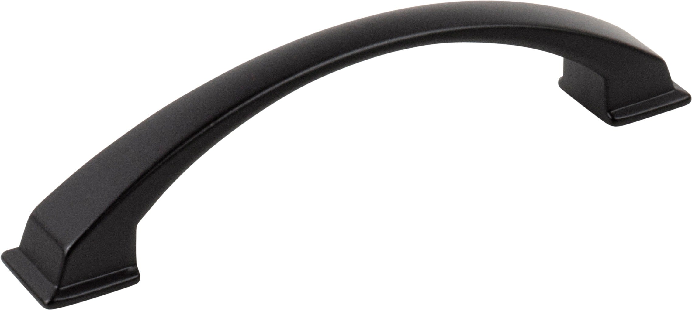 JEFFREY ALEXANDER Jeffrey Alexander 944-128MB Arched Cabinet Pull Matte Black