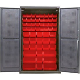 GLOBAL INDUSTRIAL Global Industrial 708908SRD Pegboard Cabinet 48x24x78