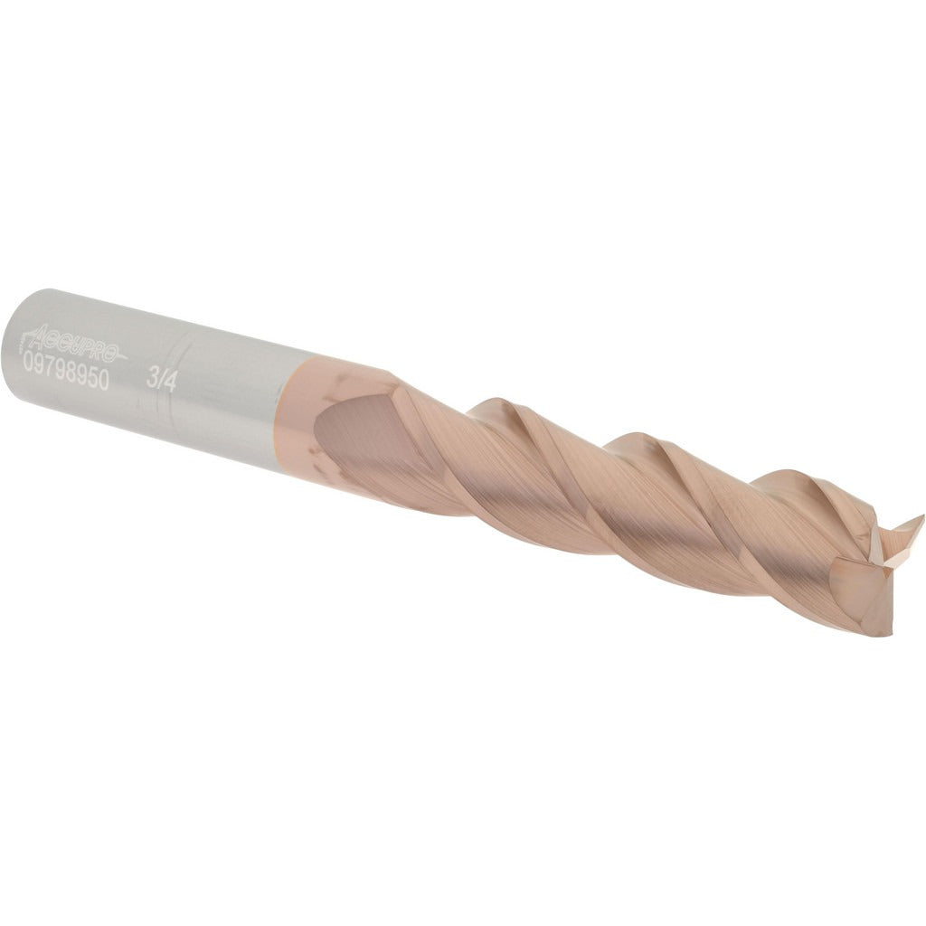 ACCUPRO Accupro 12182263 Square End Mill 3/4 Inch Solid Carbide