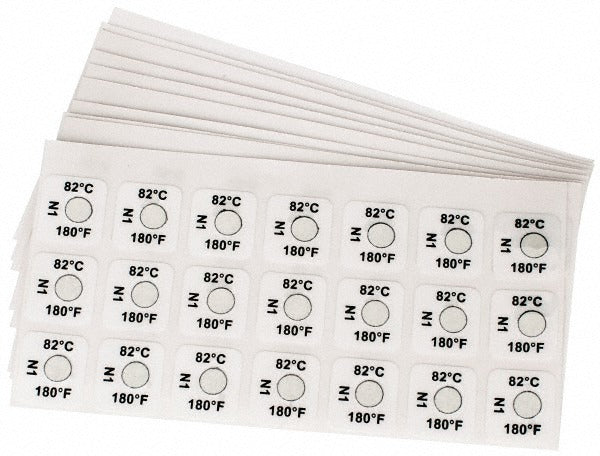 TEMPIL Tempil 26258 Temperature Indicating Label 82C 180F 210 Pack