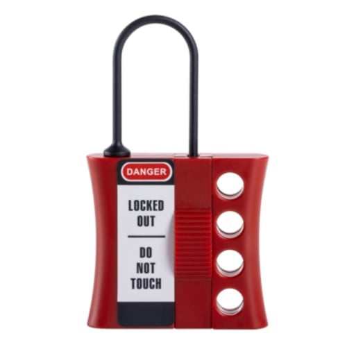 MASTER LOCK Master Lock S442 Shackle Lockout Hasp (Accommodates 4 Padlocks)
