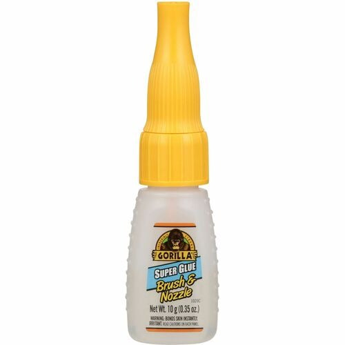 GORILLA Gorilla GOR7500101 Brush & Nozzle Super Glue 0.35 oz (1 Each) GOR7500101