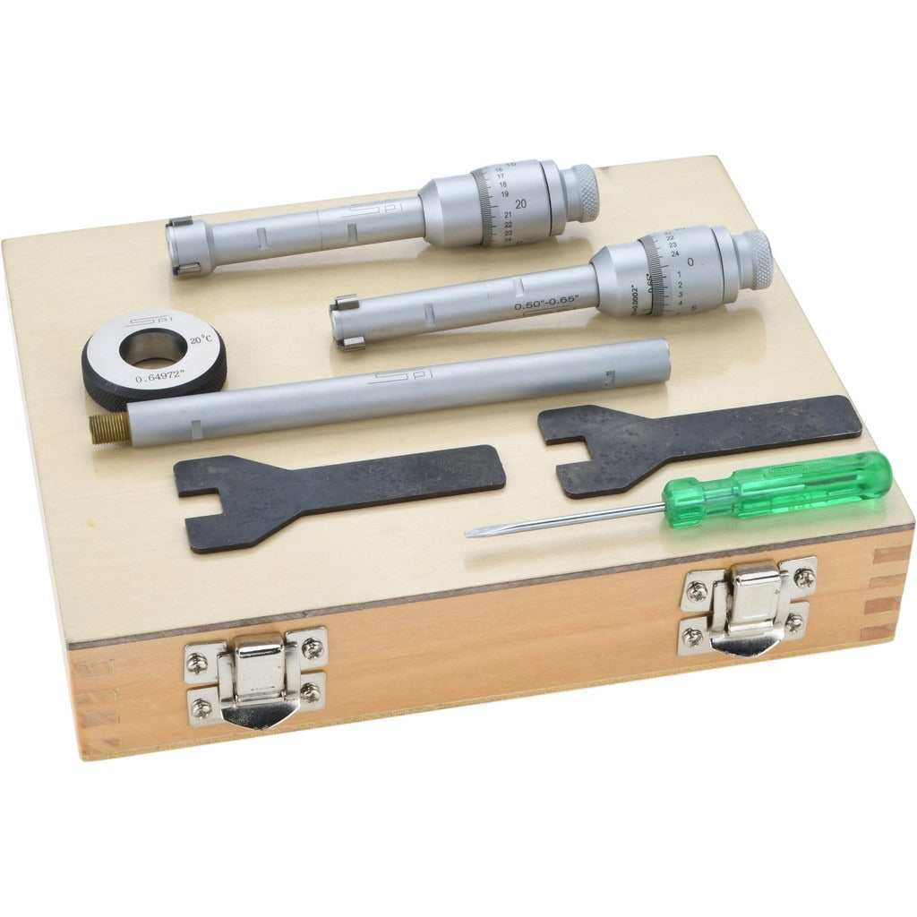 SPIROTHERM Spi 10-720-1 Inside Micrometer Set 0.5 to 0.8 in