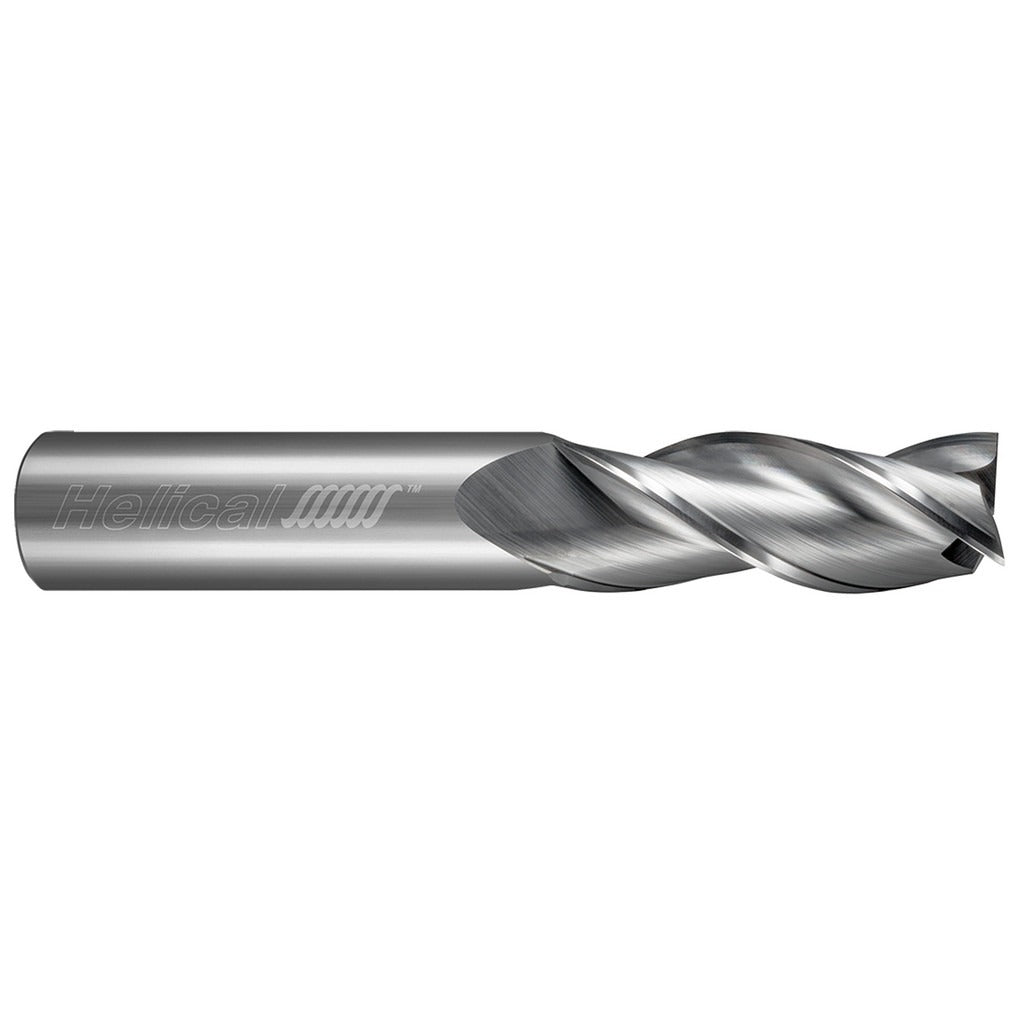 HELICAL SOLUTIONS Helical Solutions 01165 Square End Mill 1/4 in 3 Flute Carbide