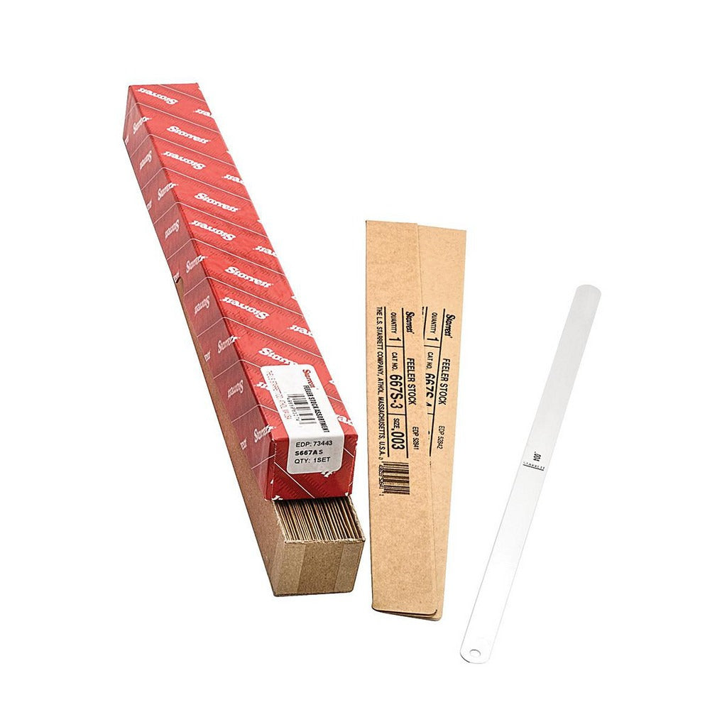 STARRETT Starrett S667AS Feeler Gage Set 32-leaf Stainless Steel
