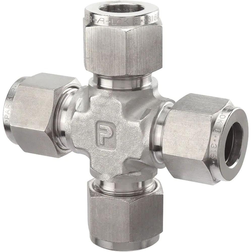 PARKER Parker 6ECR6-316 Compression Tube Union Stainless Steel