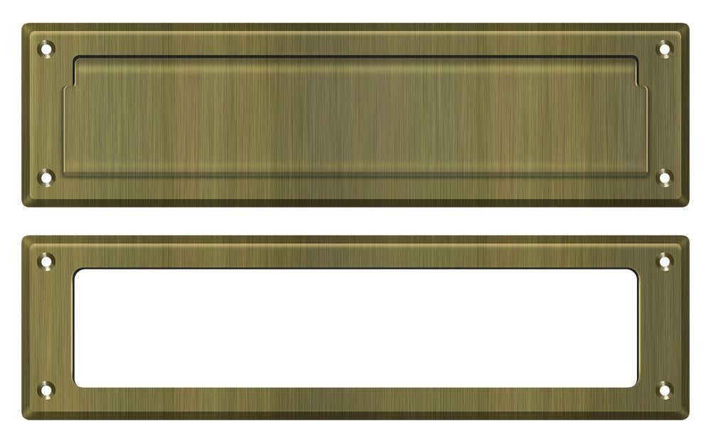 DELTANA Deltana MS211U5 Mail Slot 13.5 in Antique Brass