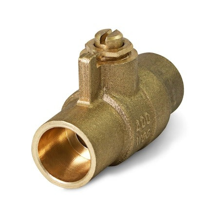 EVERFLOW Everflow 620S034-NL 3/4 Sweat Ball Valve with Screwdriver Slot (3/4 inch)