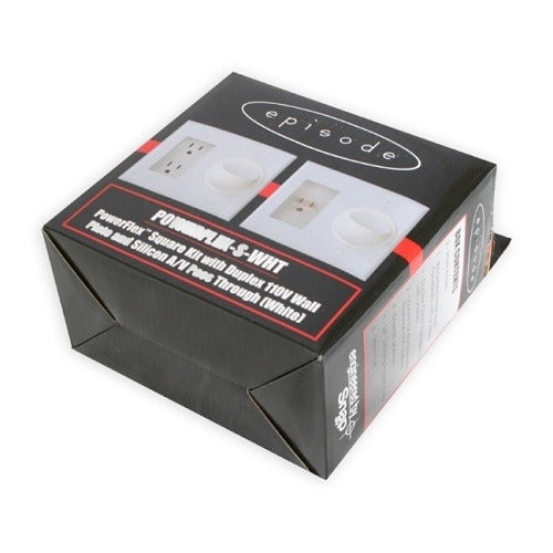 WATTBOX Wattbox WB-POWERFLEX-S-WHT Duplex Wall Outlet White