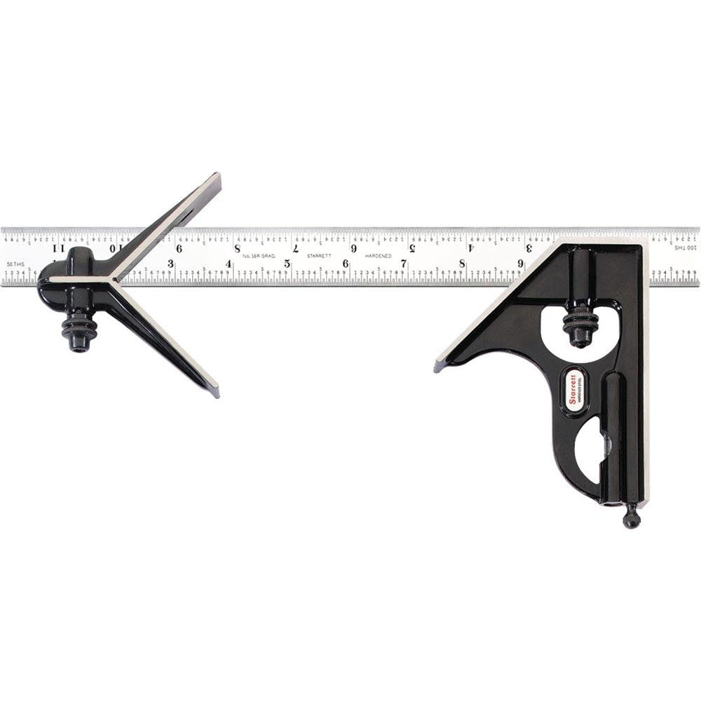 STARRETT Starrett 56399 12 Inch Combination Square Set 3 Piece