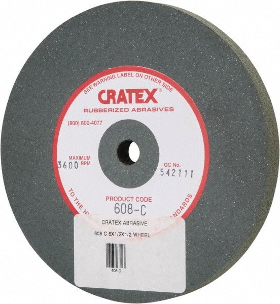 CRATEX Cratex 608 C Surface Grinding Wheel 6in Silicon Carbide