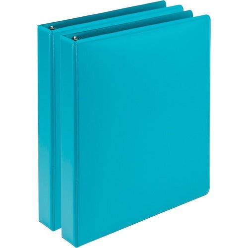 SAMSILL Samsill SAMU86377 1 Inch Teal View Binder Pack of 2