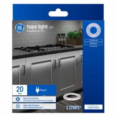 GE G E Lighting 93129118 Led Strip Light 46W 4000lm 3800K 2 Pack