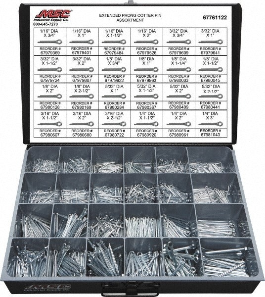 VALUE COLLECTION Value Collection 67761122 Cotter Pin Assortment 2325 Pc