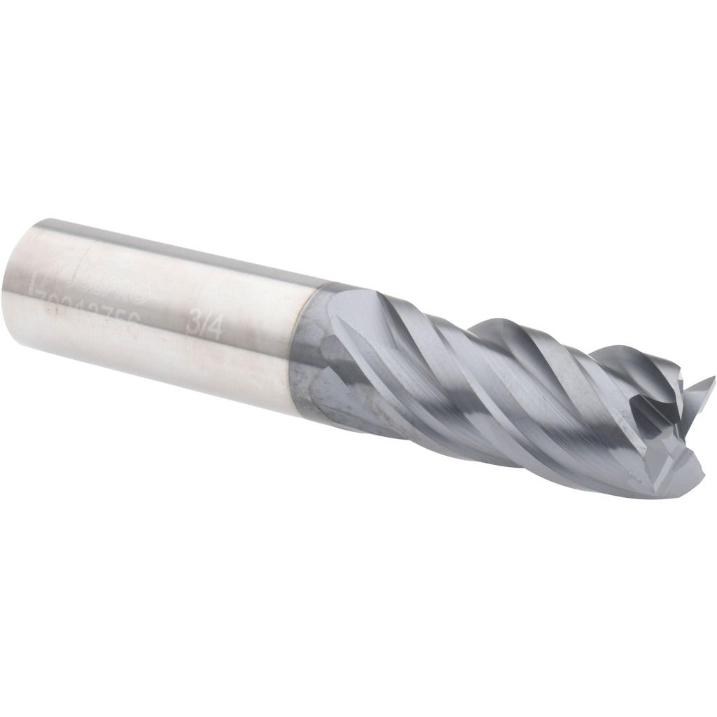 ACCUPRO Accupro 12180469 Square End Mill 3/4 in 4 Flute Solid Carbide