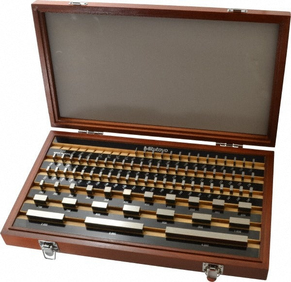 MITUTOYO Mitutoyo 516-904-26 Gage Block Set 81 Pc AS-2 Steel