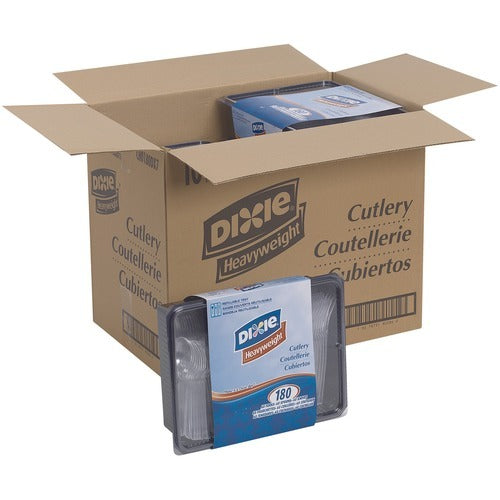 DIXIE Dixie Foods DXECH0180DX7CT Cutlery Keeper 180 Piece Set