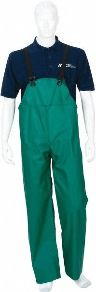 MCR SAFETY Mcr Safety 388BFX3 Rain Bib Overalls 3XL Green Pvc