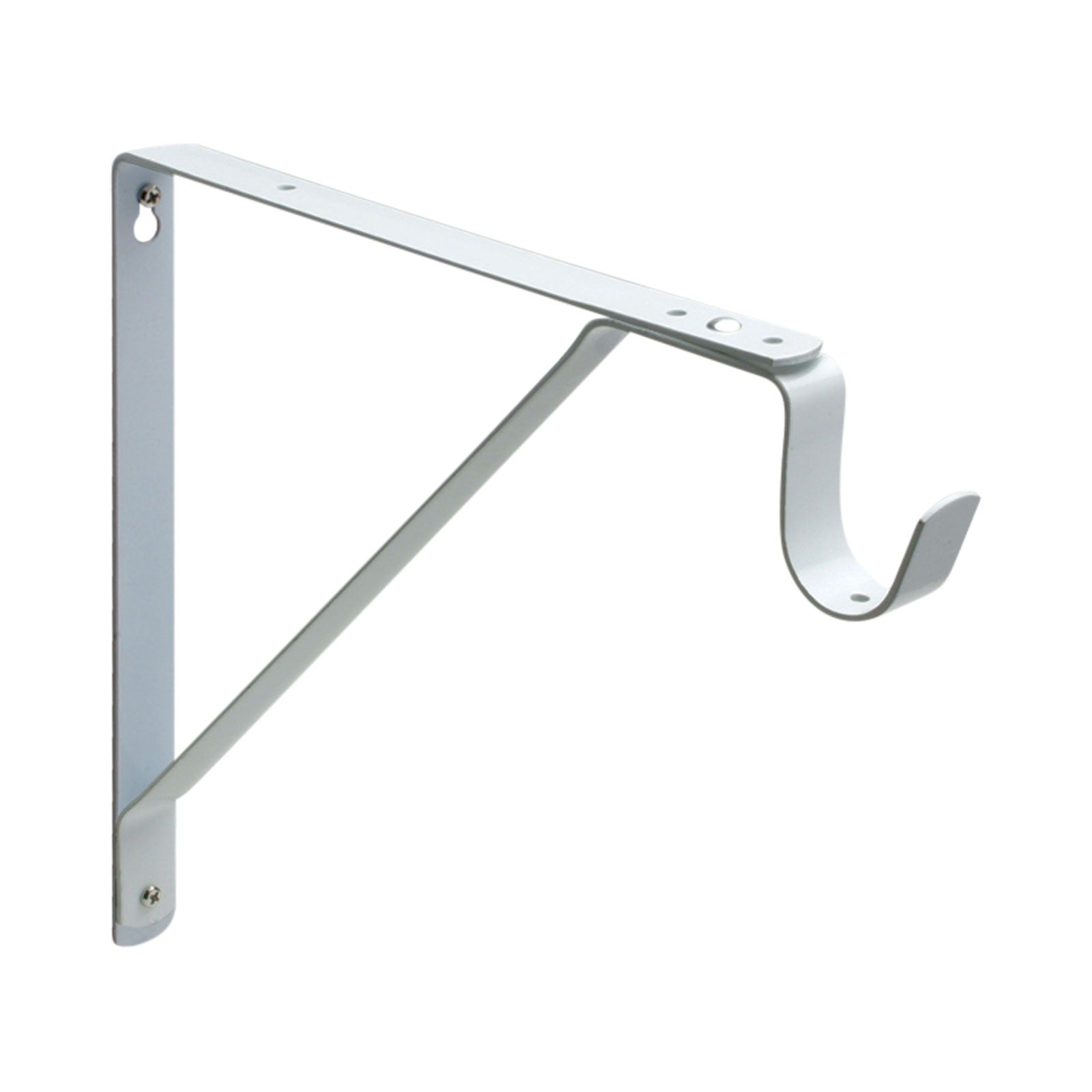 PAMEX Pamex DD0633WC Fixed Shelf Rod Support Bracket White