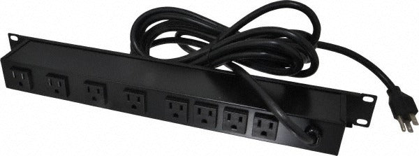 WIREMOLD Wiremold J08B2B Power Outlet Strip 8-outlet Rack Mount