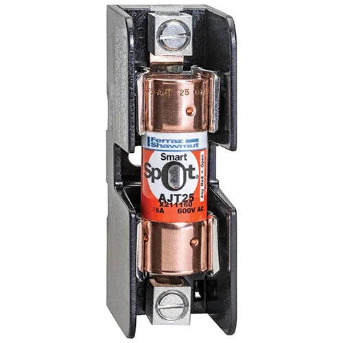 MERSEN Mersen AJT2 Amp-Trap 2000 SmartSpot AJT time-delay fuse 2 A (13/16 in dia x 2-1/4 in L) replacement Bussmann LPJ-SP, Littelfuse JTD