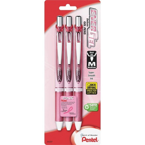 PENTEL Pentel PENBL77PBP3ABC Energel Rtx Gel Pen Black 3-pack